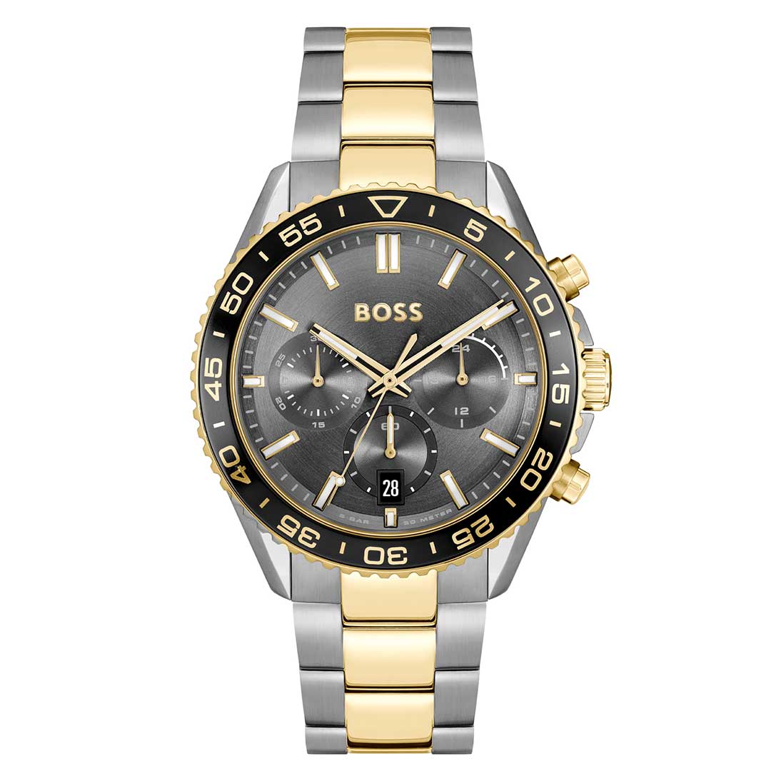 Boss Runner Two-Tone watch, authentic, Lebanon