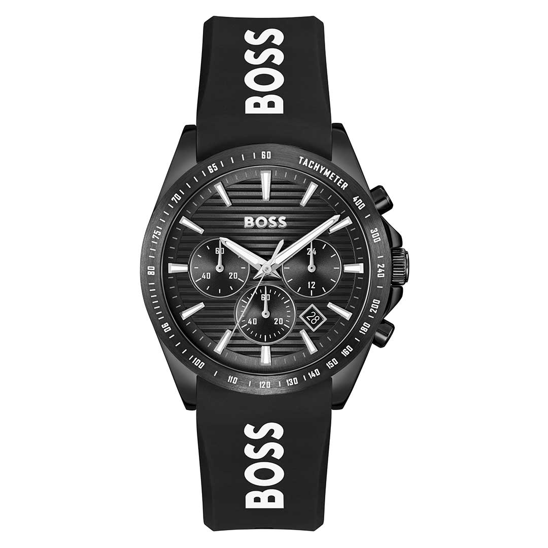 Boss Strike Chrono LE Black Rubber watch, authentic, Lebanon