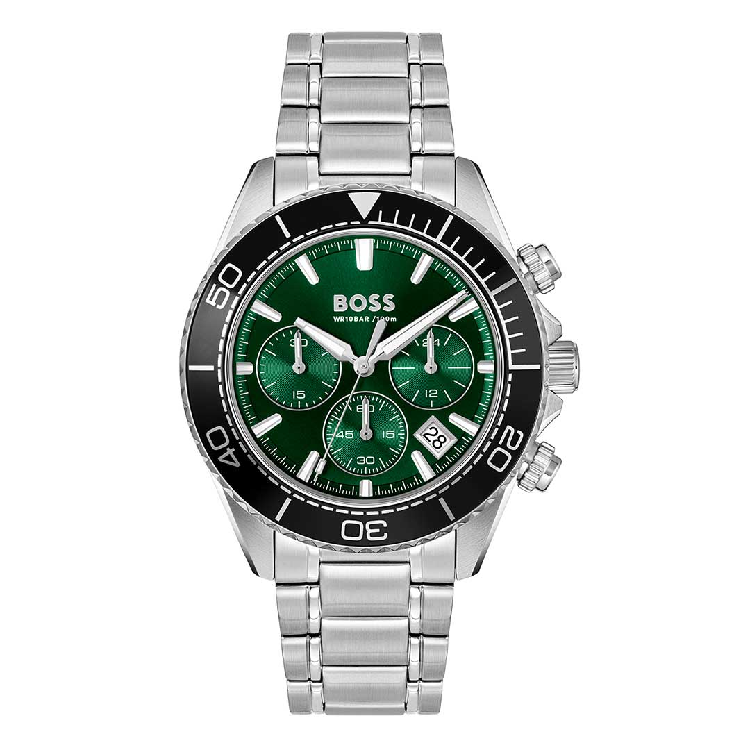 Boss Sealiner Green watch, authentic, Lebanon
