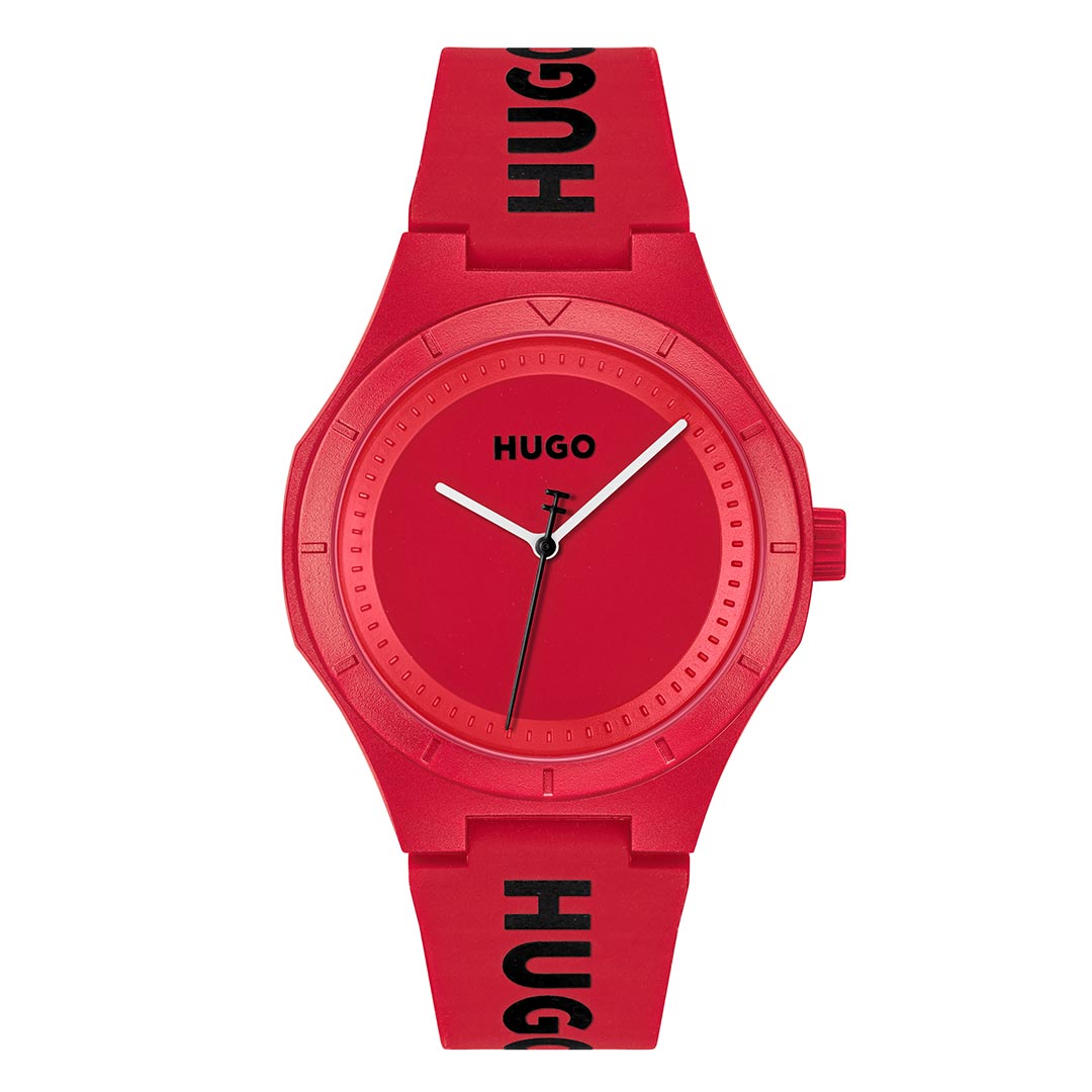 HUGO, LIT FOR HIM RED MEN'S WATCH - Khaled Watches Lebanon
