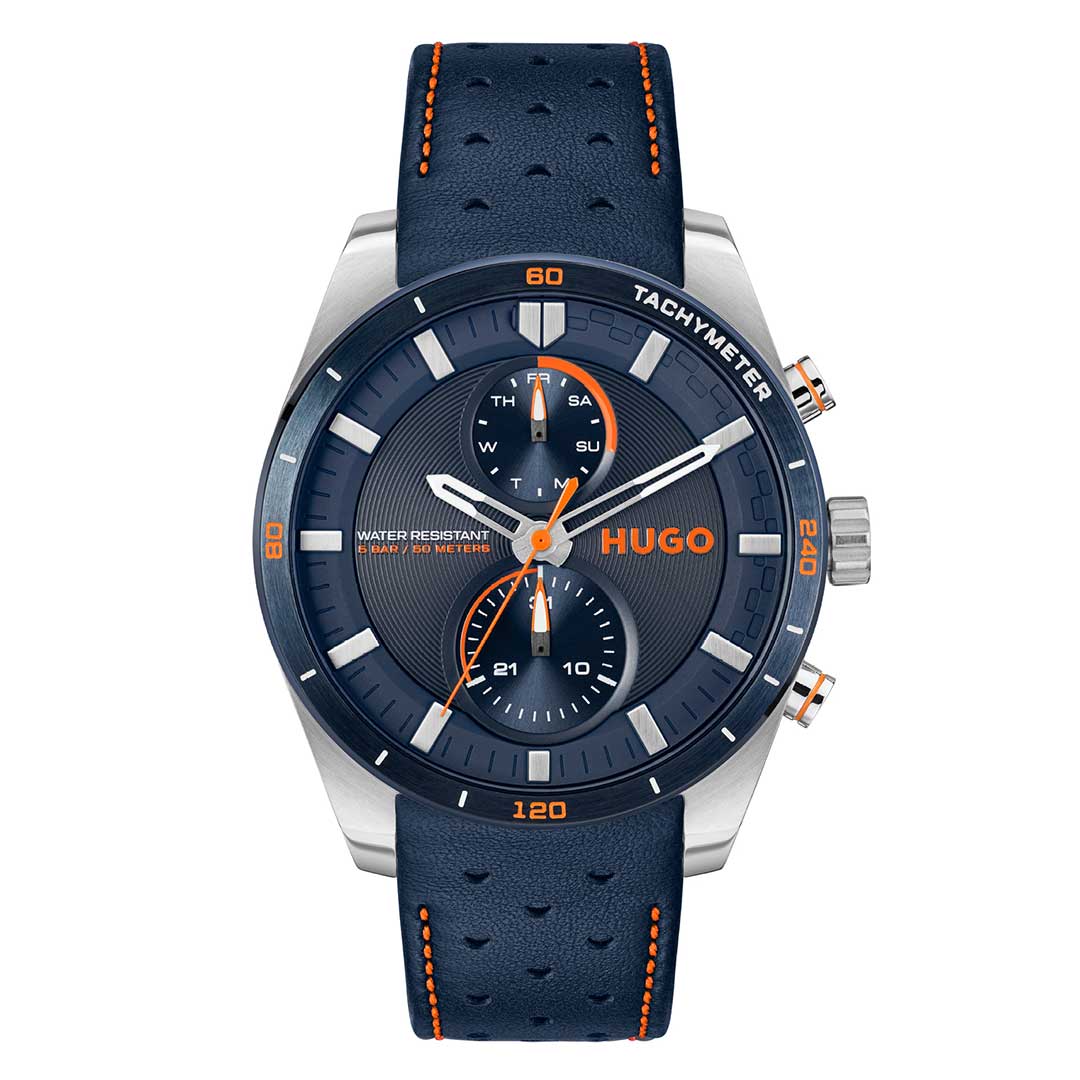 HUGO Fast Blue men's watch, Khaled Watches Lebanon