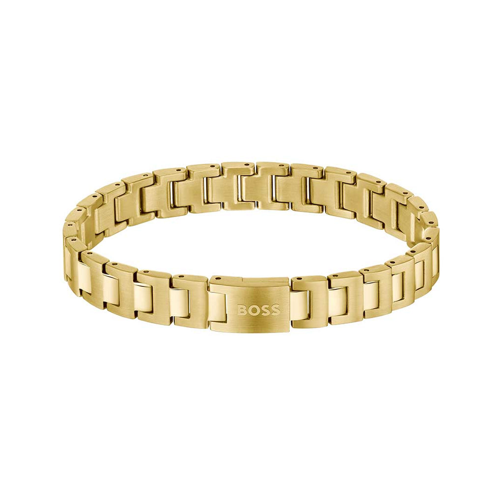BOSS, CANDOR GOLD PLATED BRACELET - Khaled Watches Lebanon