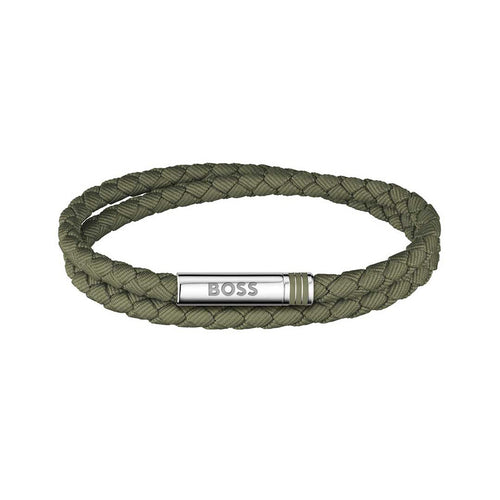 Boss Ares Summer Khaki bracelet, authentic, Lebanon