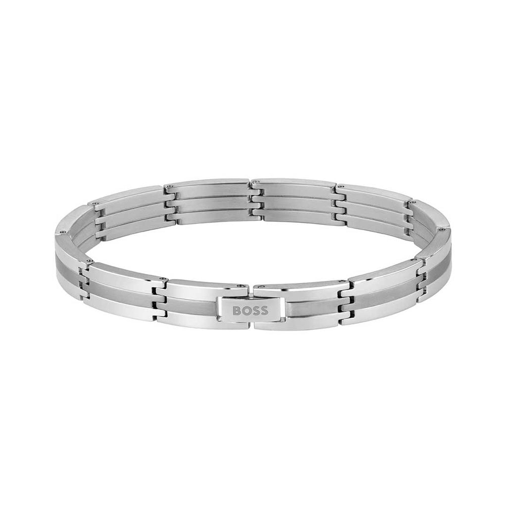 BOSS, BROOKS STAINLESS STEEL BRACELET - Khaled Watches Lebanon