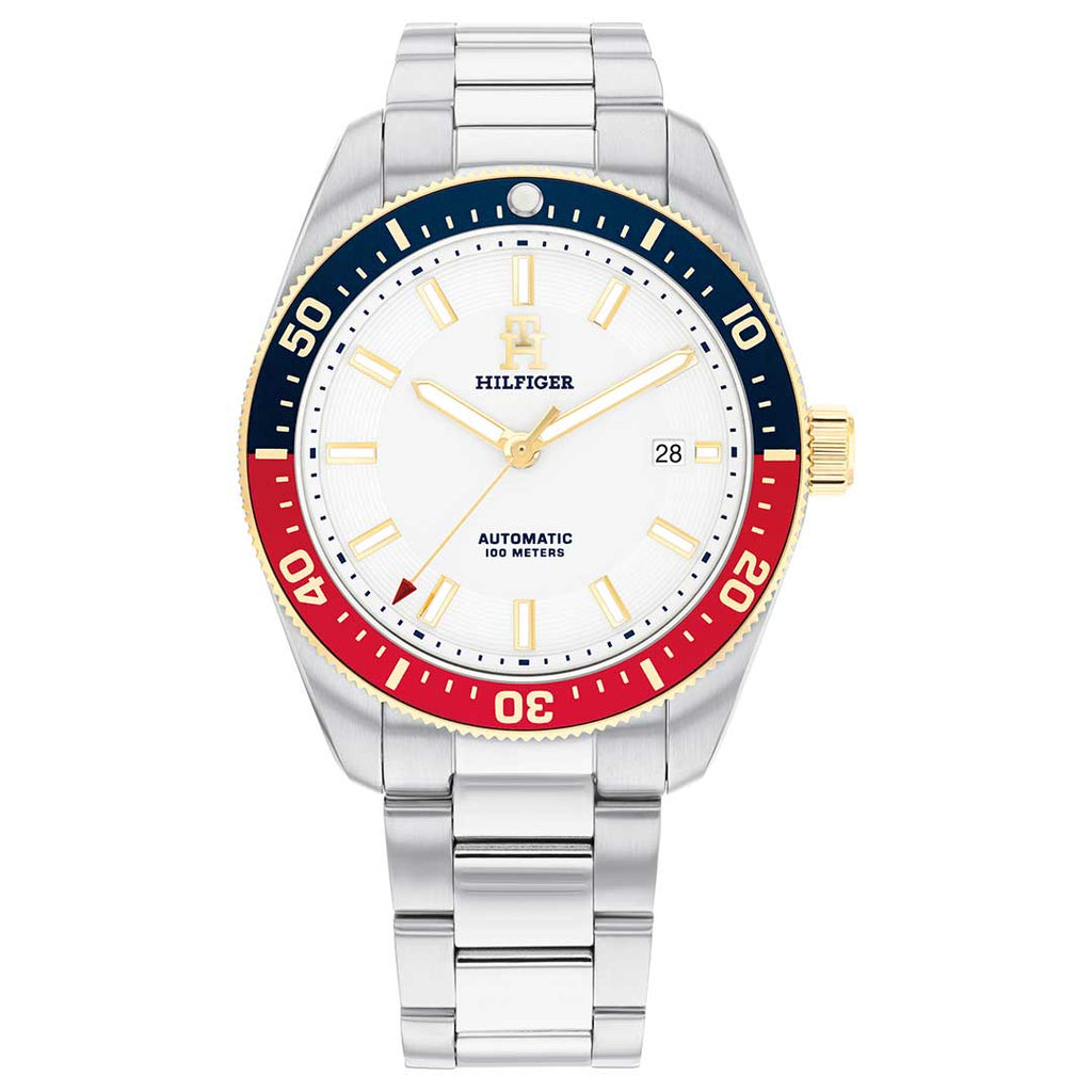 Tommy Hilfiger TH85 Automatic White watch - Khaled Watches Lebanon