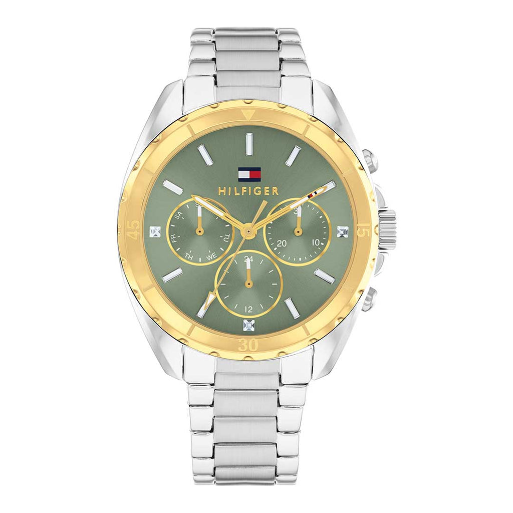Tommy Hilfiger Mellie Green Gold watch - Khaled Watches Lebanon
