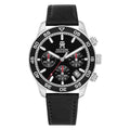 Tommy Hilfiger TH85 Chrono Black Leather watch - Khaled Watches Lebanon