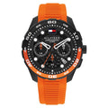 Tommy Hilfiger TH-Regatta Orange Black watch - Khaled Watches Lebanon