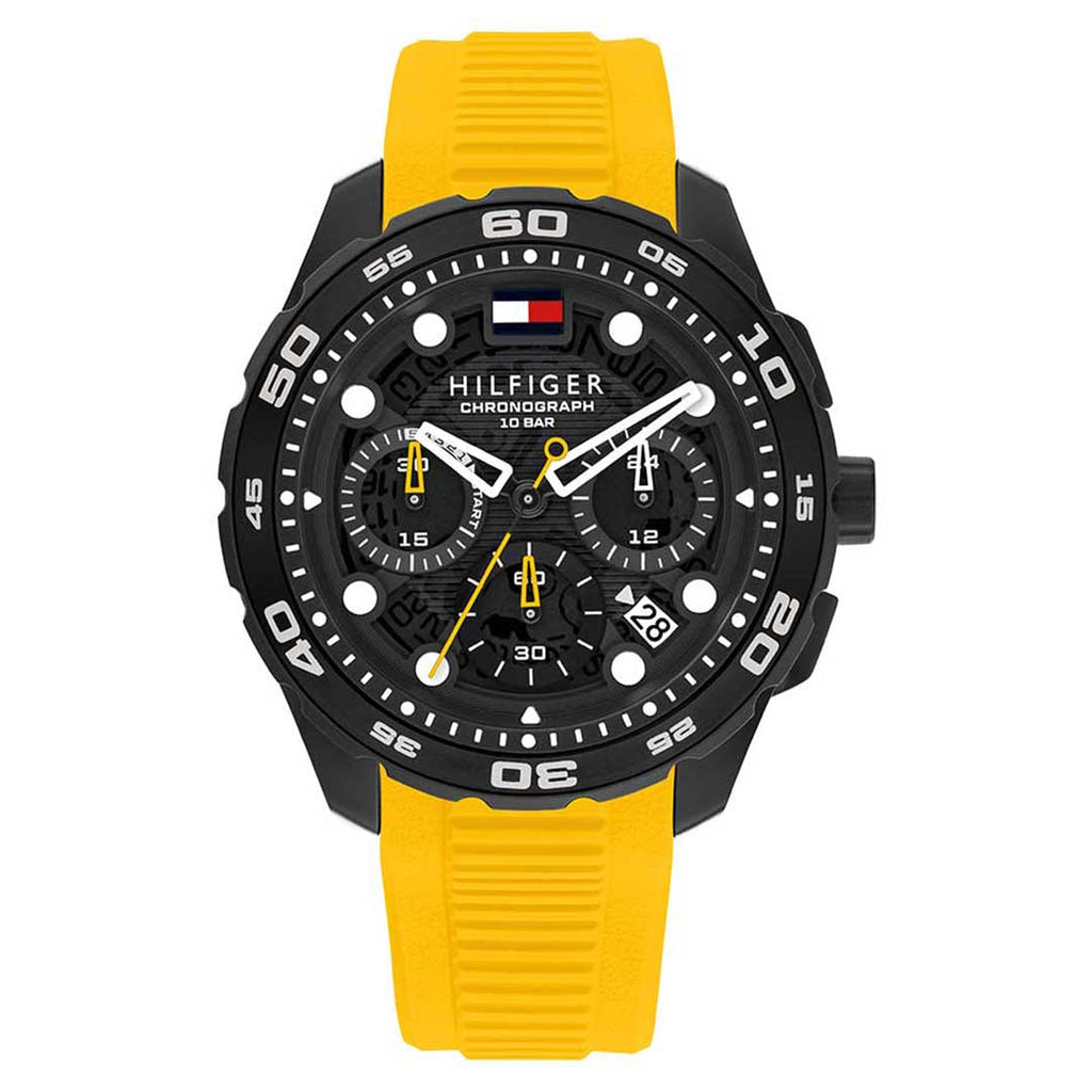 Tommy Hilfiger TH-Regatta Yellow Black watch - Khaled Watches Lebanon