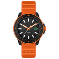 Lacoste L.12.12 Scuba Orange Black watch - Khaled Watches Lebanon