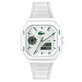 LACOSTE, LC33 SQUARE WHITE MEN'S WATCH - Khaled Watches Lebanon