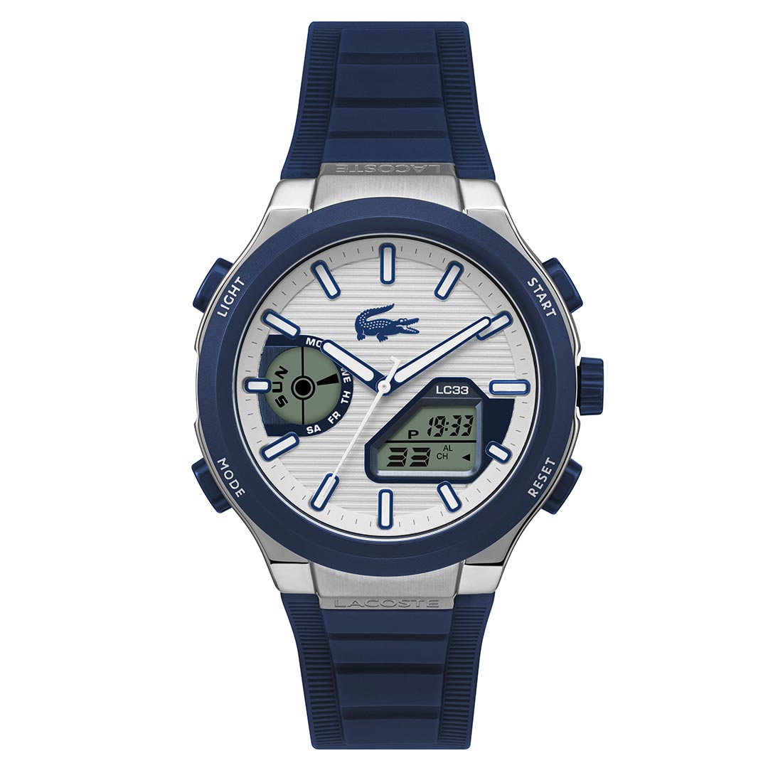 LACOSTE, LC33 SILVER MEN'S WATCH - Khaled Watches Lebanon