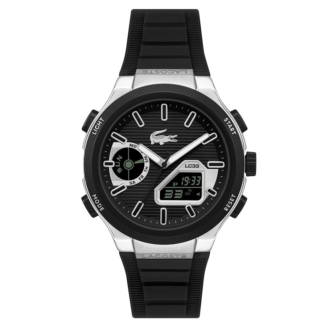 LACOSTE, LC33 BLACK MEN'S WATCH II - Khaled Watches Lebanon