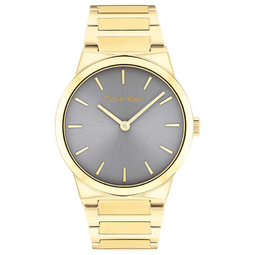 Calvin Klein CK Linear Elegance grey gold watch - Khaled Watches Lebanon