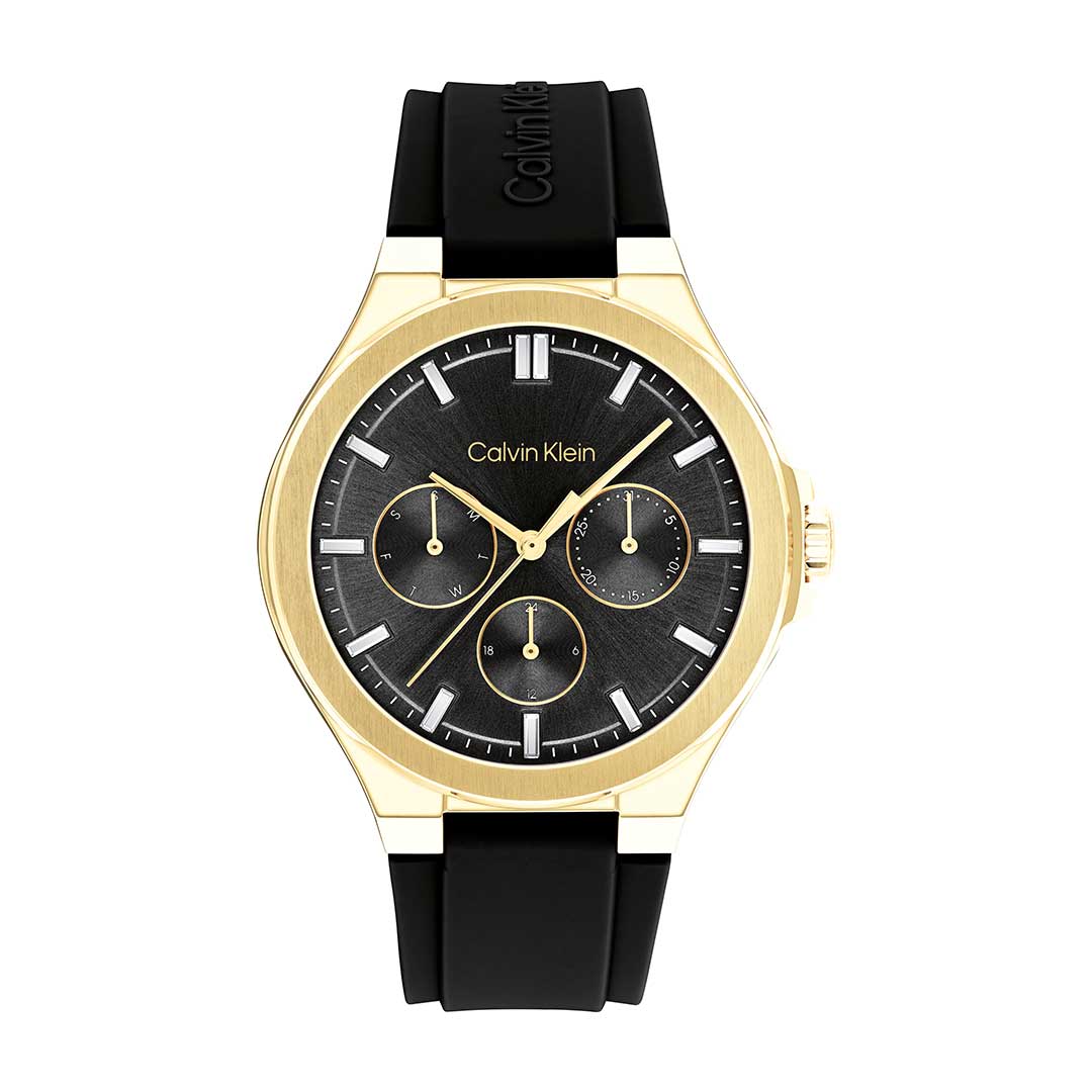 Calvin Klein Vibrancy black gold watch - Khaled Watches Lebanon