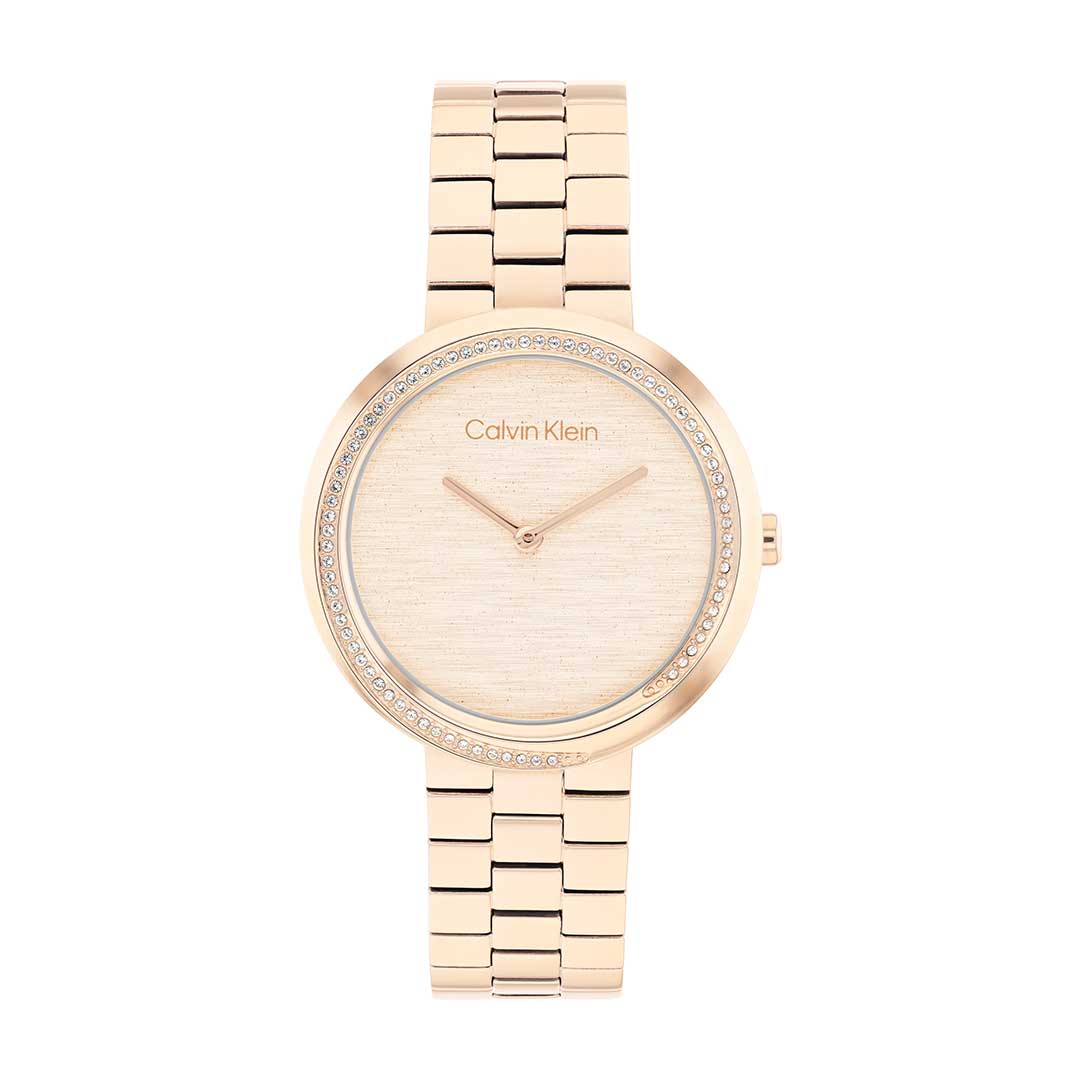 Calvin Klein Twisted Bezel carnation watch - Khaled Watches Lebanon