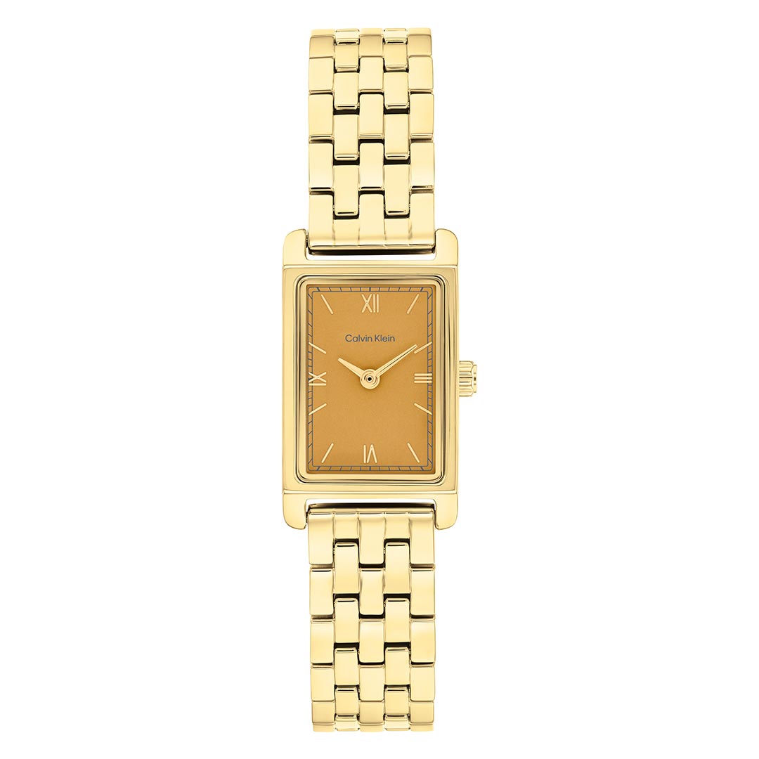 CALVIN KLEIN, LIGHT AMBER GOLD WOMEN'S WATCH - Khaled Watches Lebanon