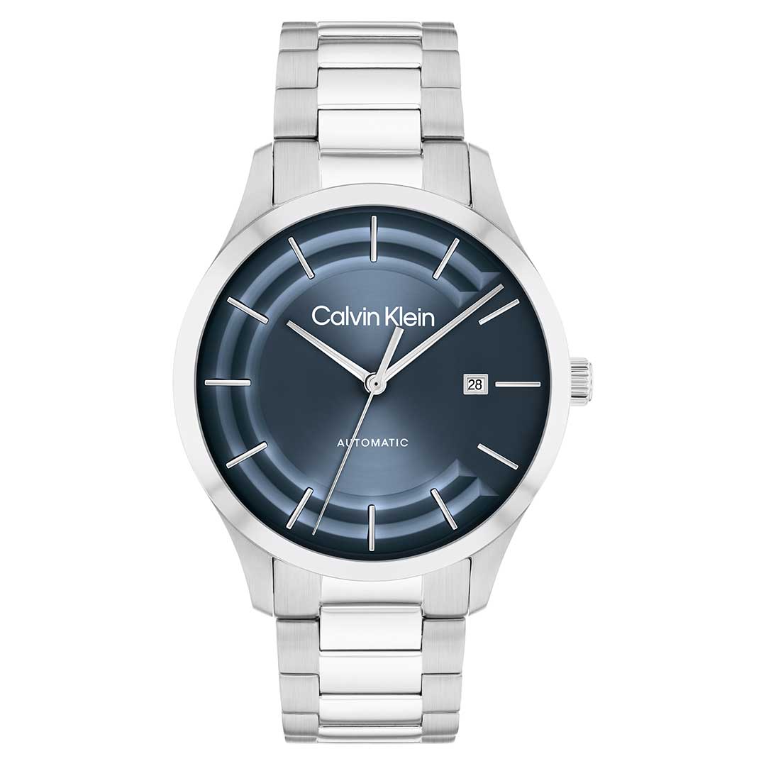 CALVIN KLEIN, ICONIC AUTOMATIC BLUE MEN'S WATCH - Khaled Watches Lebanon