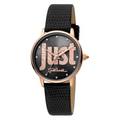 Just Cavalli Black Leather watch, authentic, Lebanon
