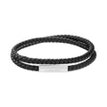 CALVIN KLEIN, LATCH DOUBLE WRAP BLACK BRACELET - Khaled Watches Lebanon