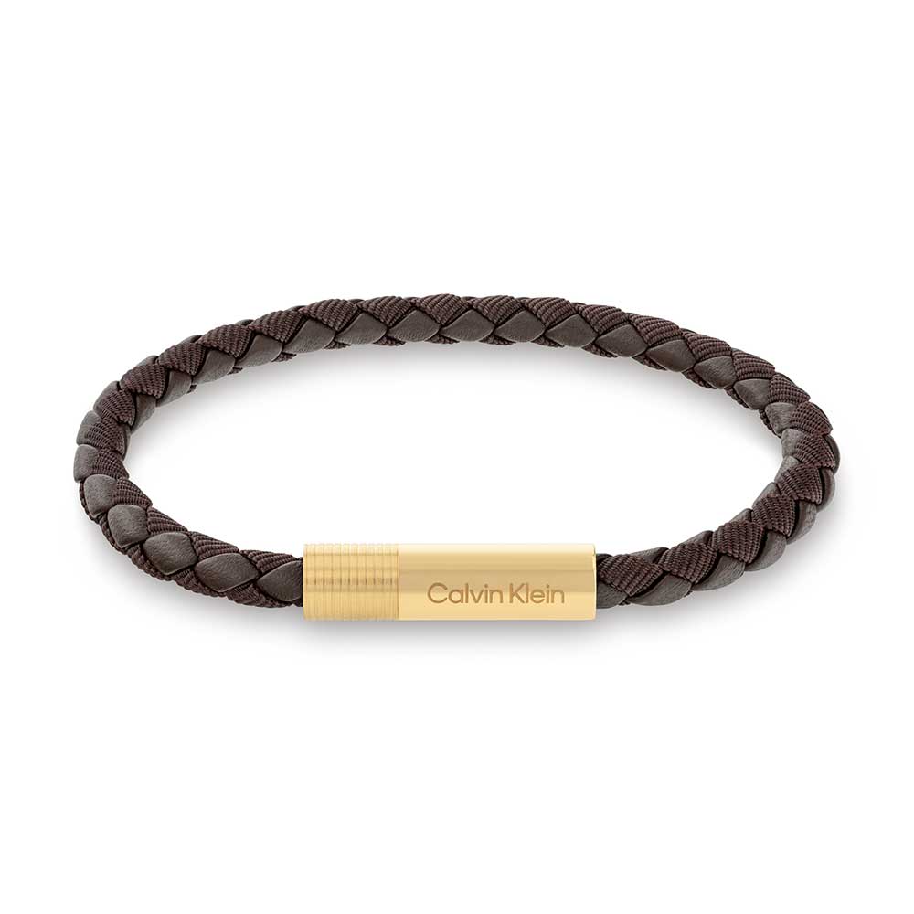 CALVIN KLEIN, VELOCITY BROWN BRACELET - Khaled Watches Lebanon