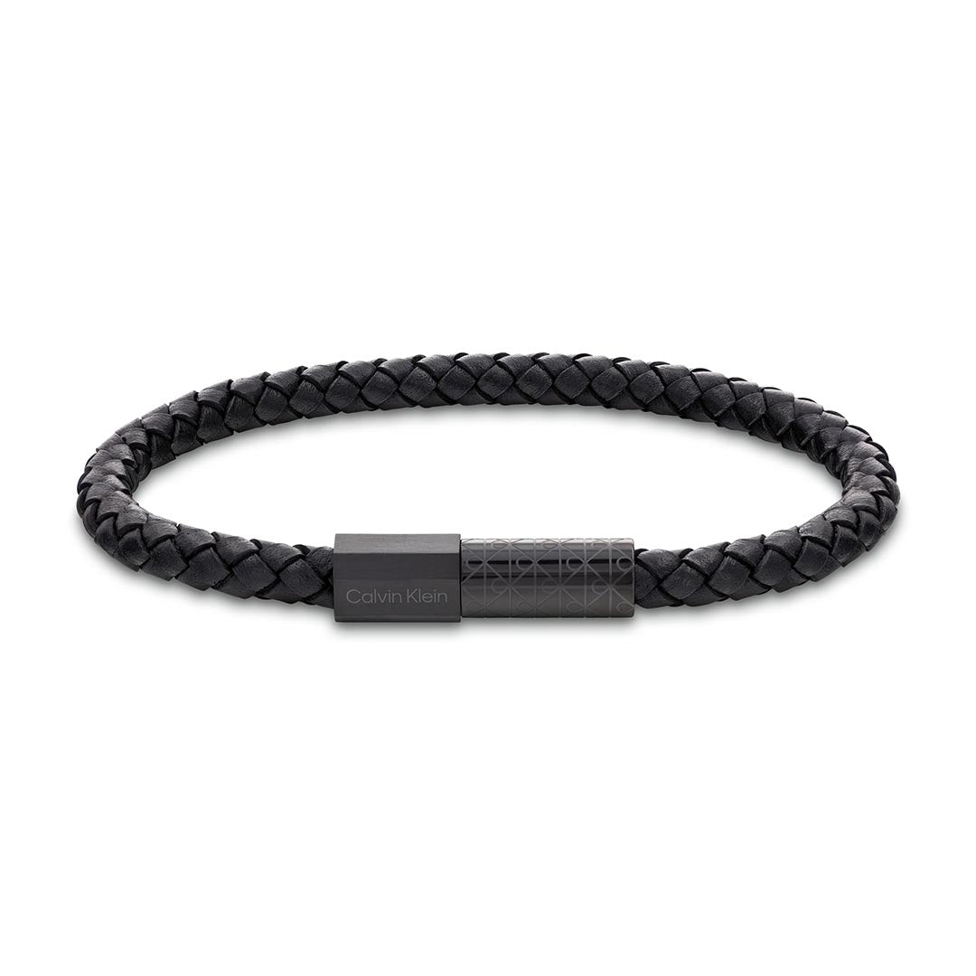CALVIN KLEIN, INDUSTRIAL FACETS BLACK BRACELET III - Khaled Watches Lebanon