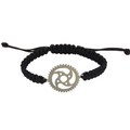 Gear silver 925 shamballa bracelet - Khaled Watches Lebanon