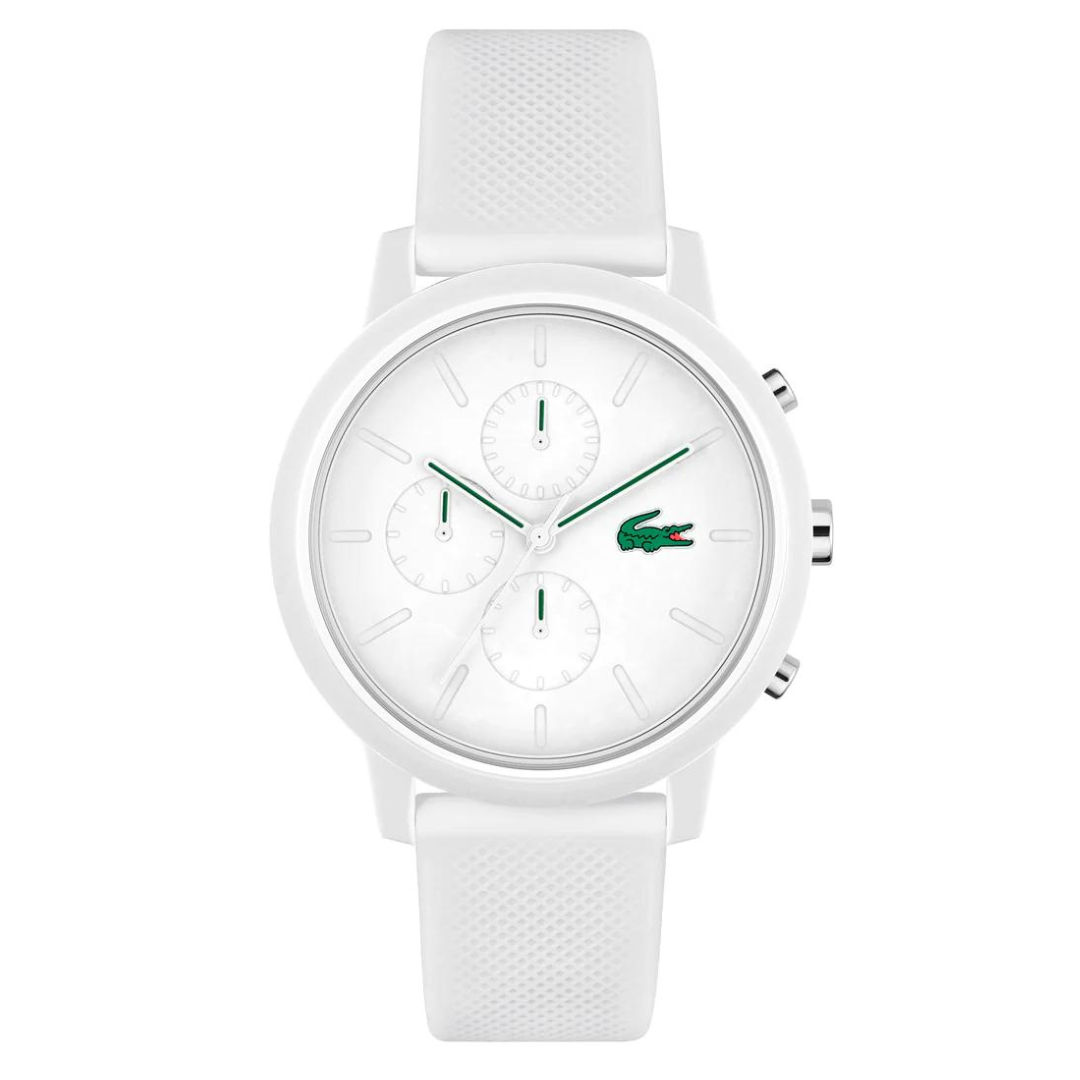 Lacoste L.12.12 White men's watch - Khaled Watches Lebanon