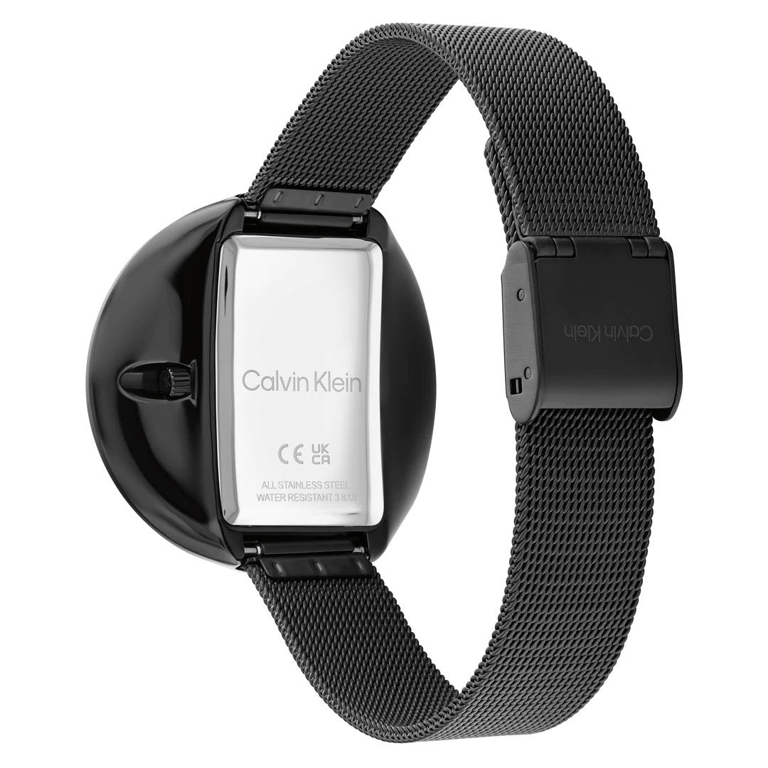 CALVIN KLEIN, CIRCULAR MESH WATCH