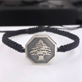 Cedar token silver 925 shamballa bracelet - Khaled Watches Lebanon