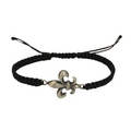Fleur de Lis silver 925 shamballa bracelet - Khaled Watches Lebanon