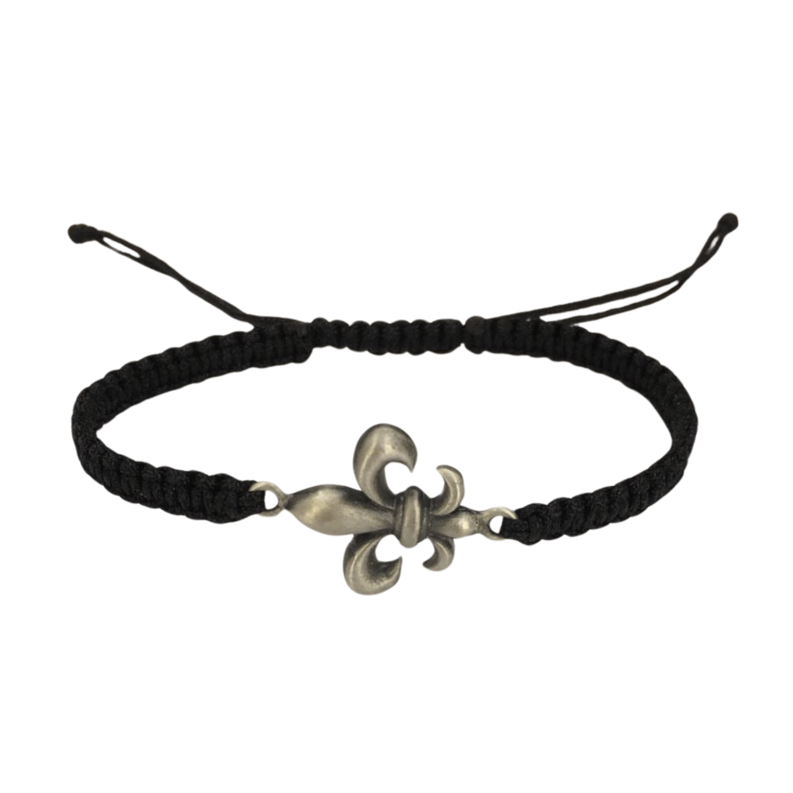 Fleur de Lis silver 925 shamballa bracelet - Khaled Watches Lebanon
