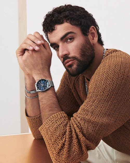 BOSS, SKY TRAVELLER MESH WATCH