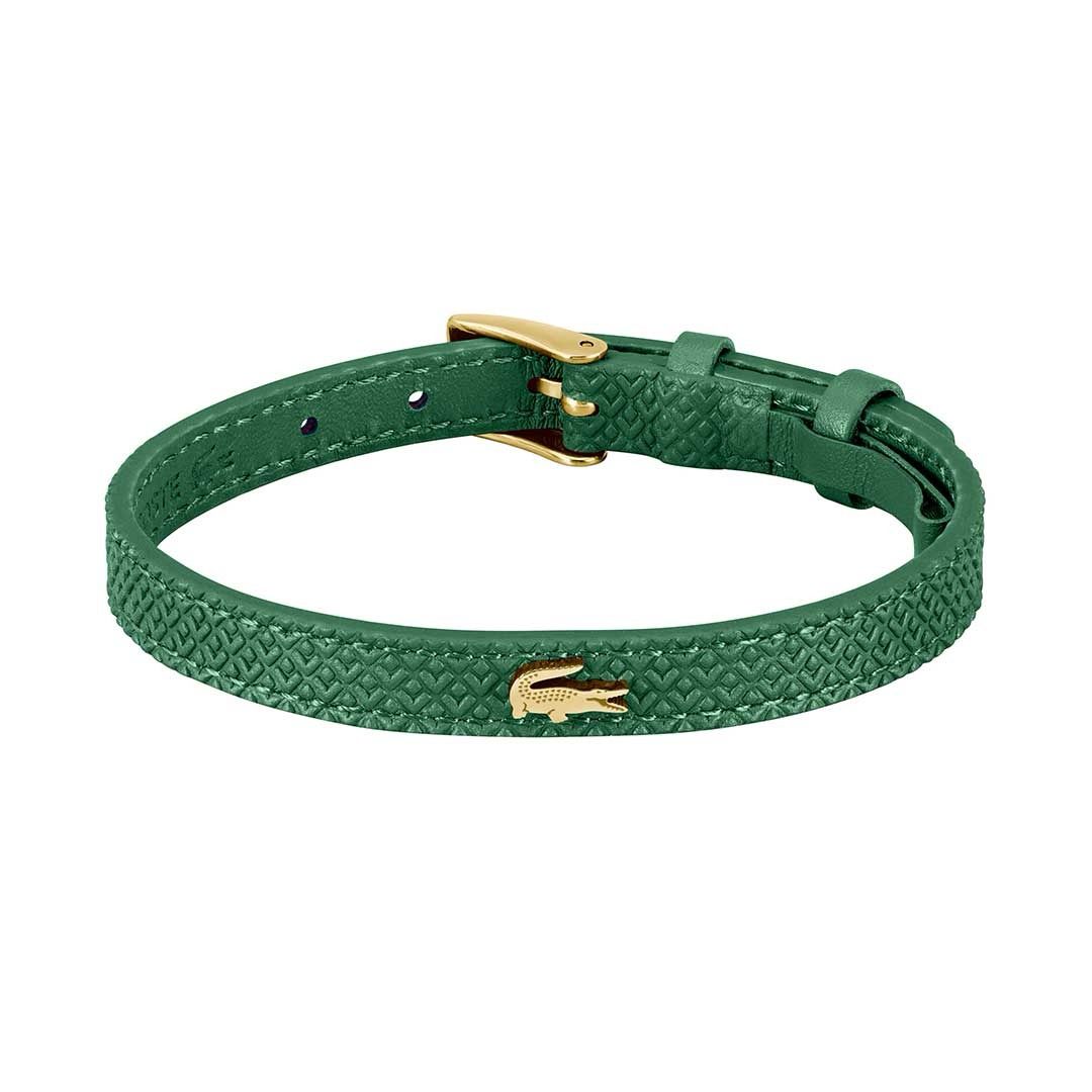 Lacoste L12.12 green leather bracelet - Khaled Watches Lebanon
