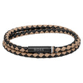 Boss Ares Light Brown leather bracelet - Khaled Watches Lebanon