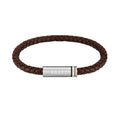 Boss Ares Brown leather bracelet - Khaled Watches Lebanon