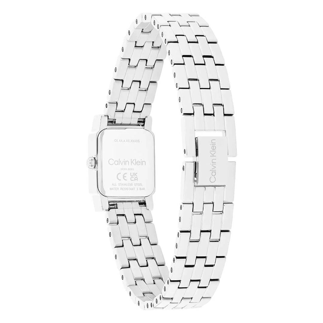 CALVIN KLEIN, POISE SILVER WATCH