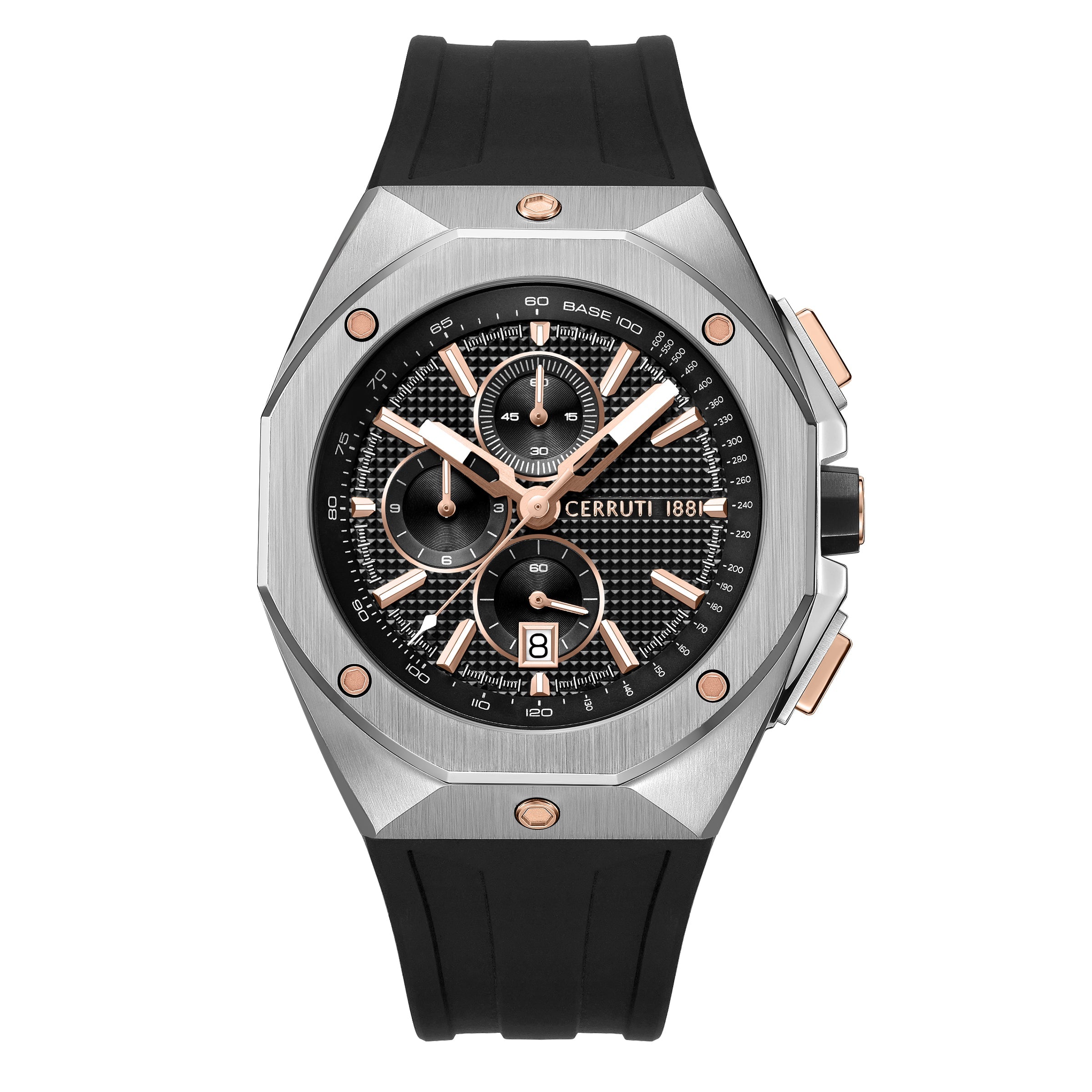 Cerruti 1881 Arezzo Black men's watch, Khaled Watches Lebanon