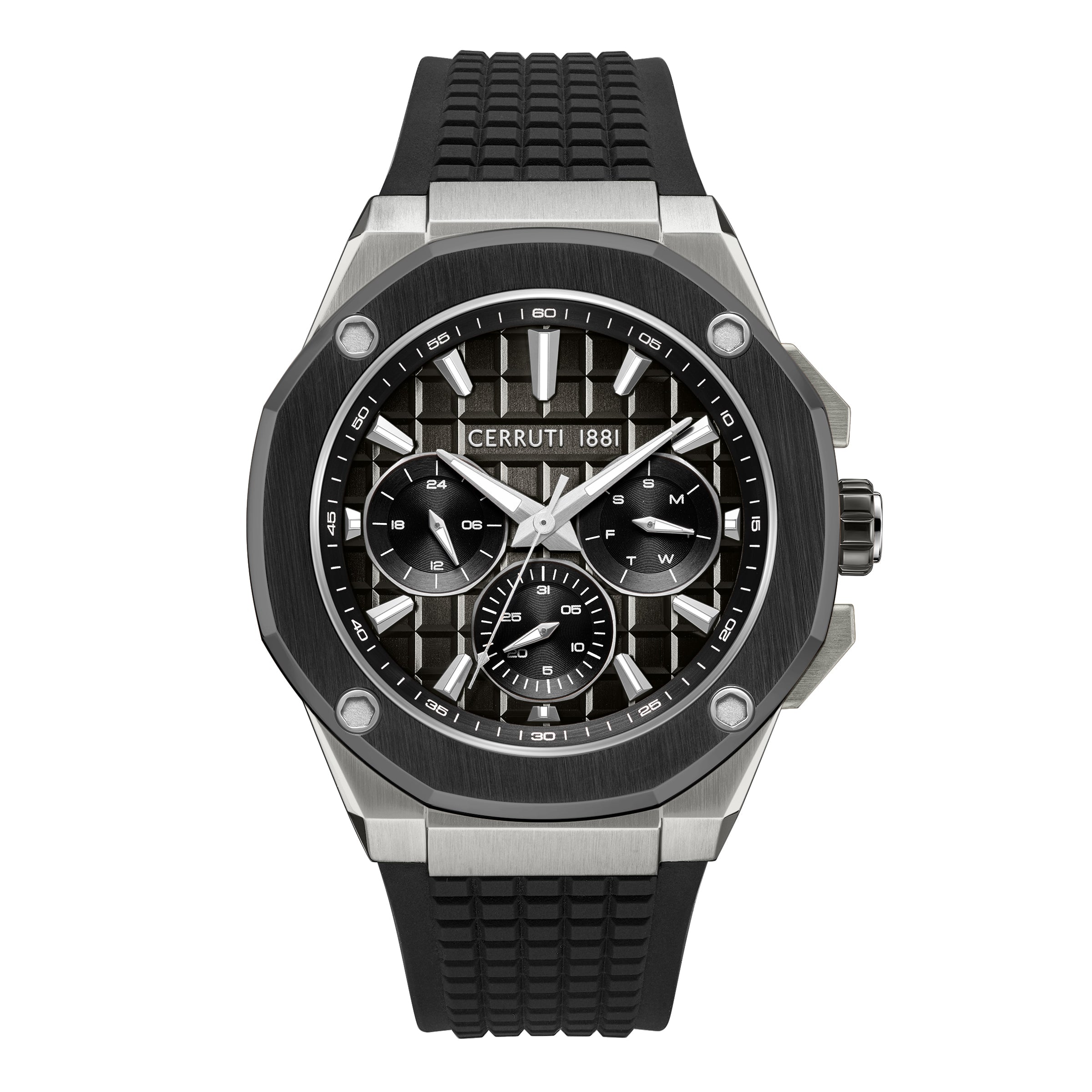 Cerruti 1881 Razzuolo Black men's watch, Khaled Watches Lebanon