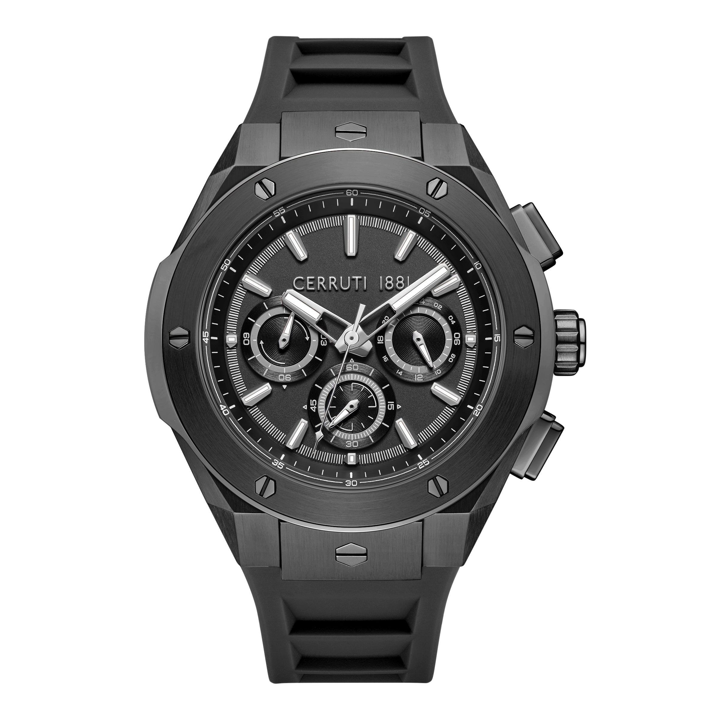 Cerruti 1881 Ruscello Sport Black men's watch, Khaled Watches Lebanon