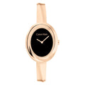 Calvin Klein Twisted Bezel black rose watch - Khaled Watches Lebanon