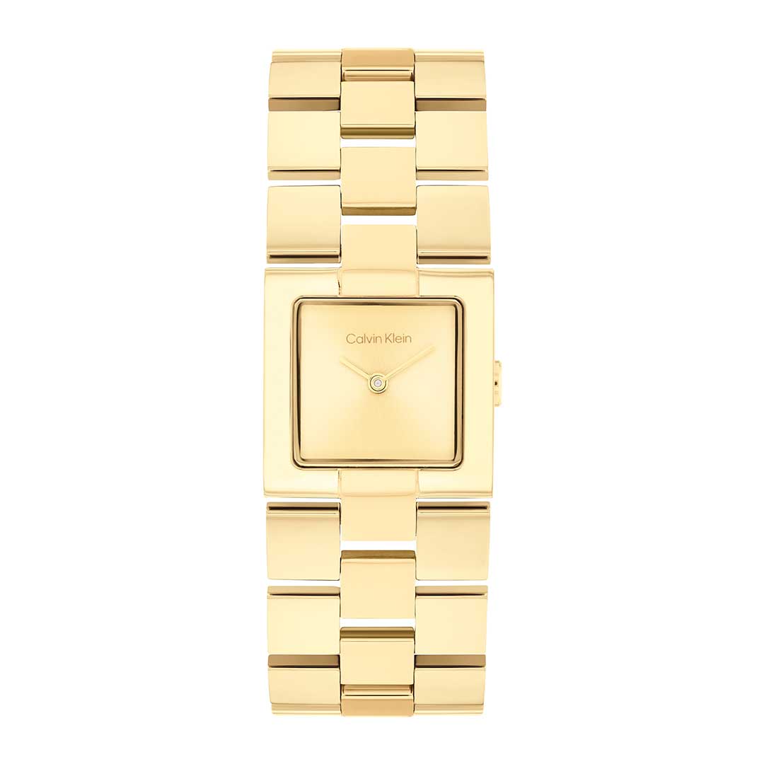 Calvin Klein Meridian gold watch - Khaled Watches Lebanon