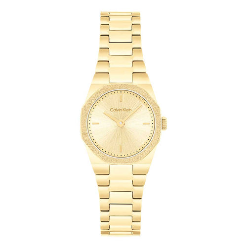 Calvin Klein Geometric Elegance gold watch - Khaled Watches Lebanon