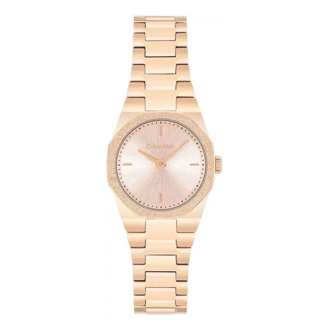 Calvin Klein Geometric Elegance rose gold watch - Khaled Watches Lebanon