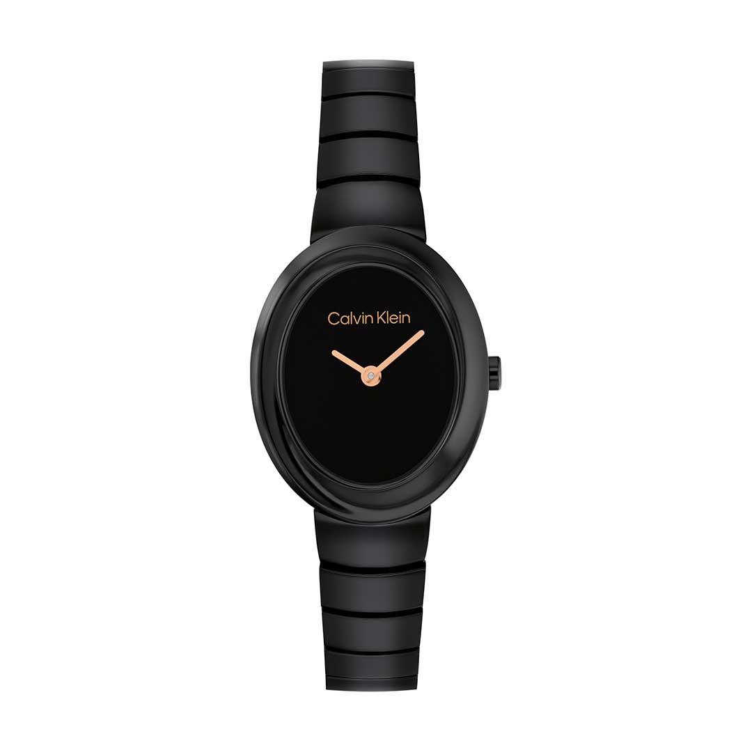 Calvin Klein Twisted Bezel black watch - Khaled Watches Lebanon