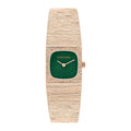 Calvin Klein Sophisticated Square green rose gold watch - Khaled Watches Lebanon