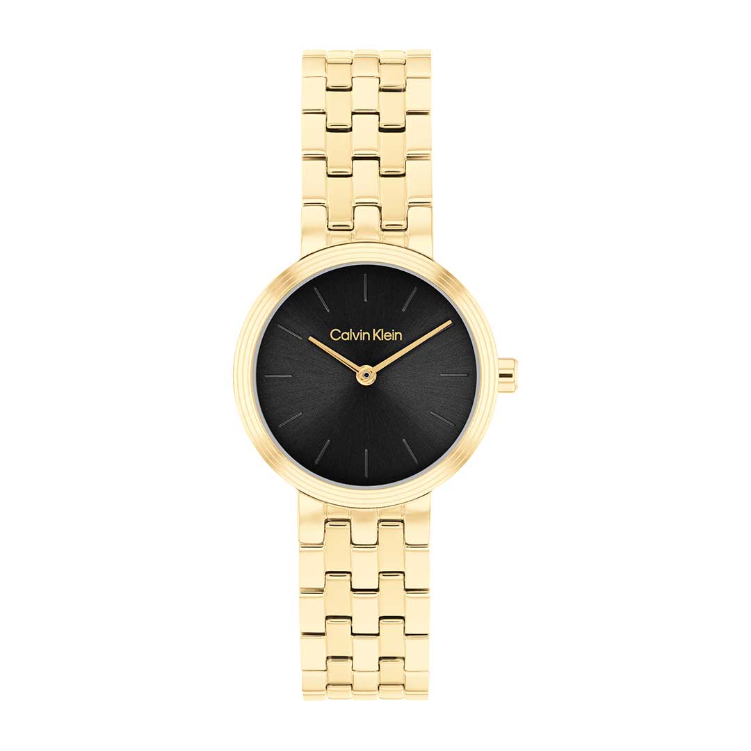 Calvin Klein Forme yellow gold watch - Khaled Watches Lebanon