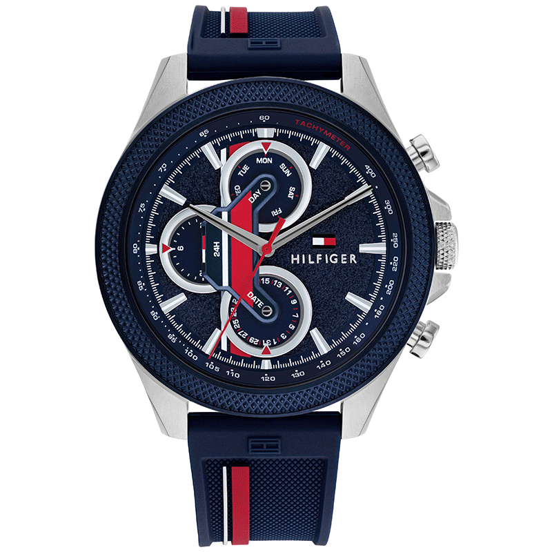 TOMMY HILFIGER, CLARK BLUE MEN'S WATCH - Khaled Watches Lebanon
