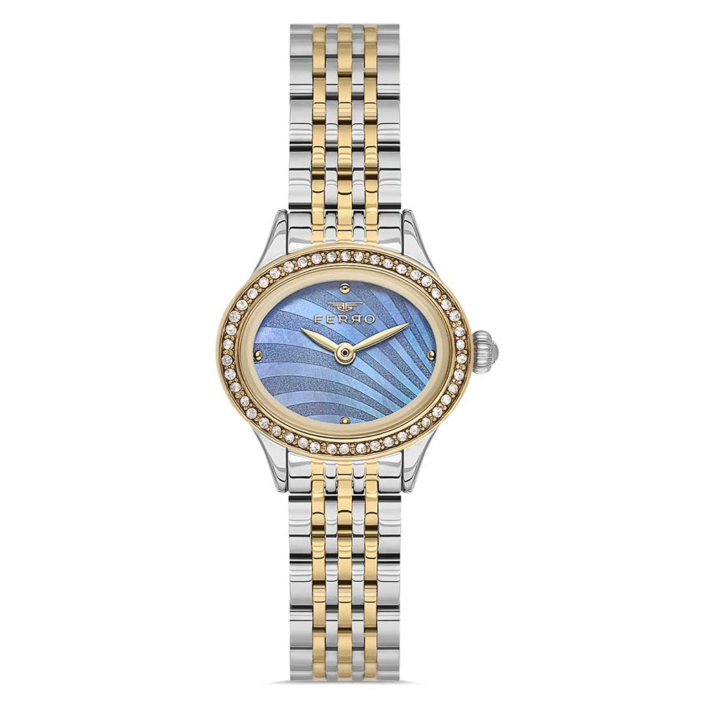FERRO, FL21753A-D3 Two Tones Women's Watch - Khaled Watches Lebanon