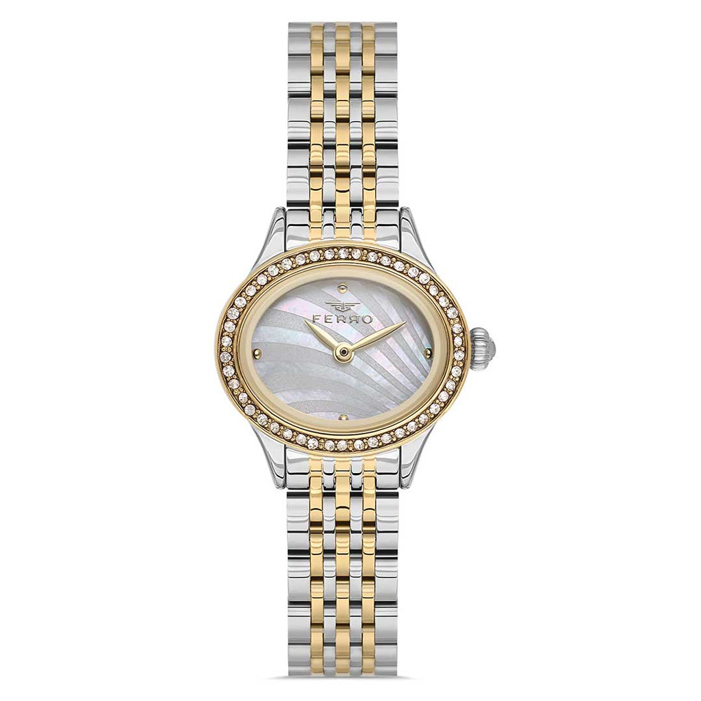 FERRO, FL21753A-D Two Tones Women's Watch - Khaled Watches Lebanon